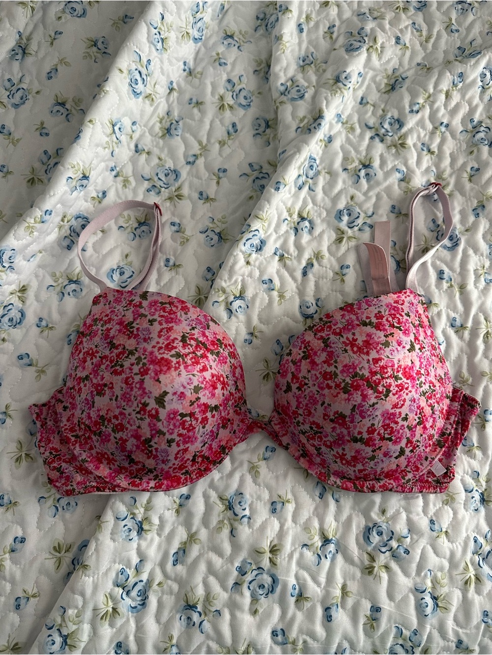 Victoria's Secret Pink Floral Padded Bra